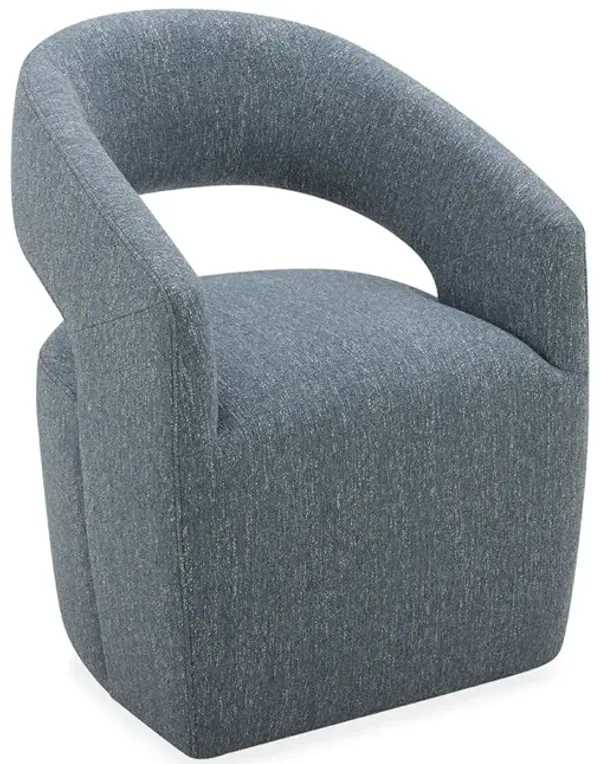 Blue Nathan Upholstered Dining Chair