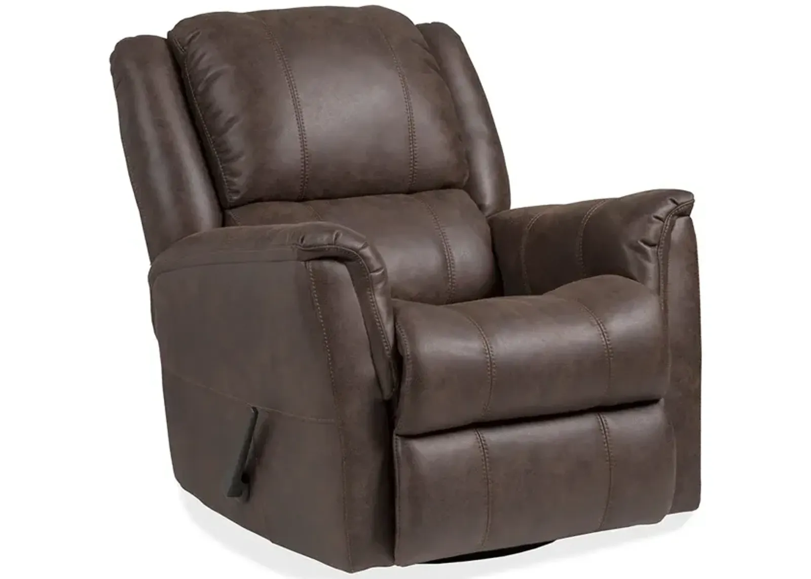 Walnut Venus Swivel Glider Recliner