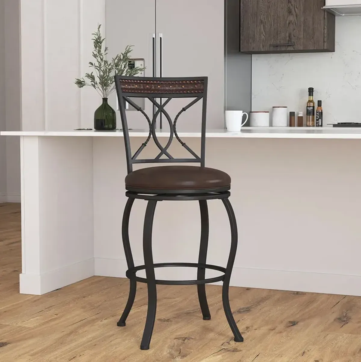 Kirkham Swivel Counter Stool