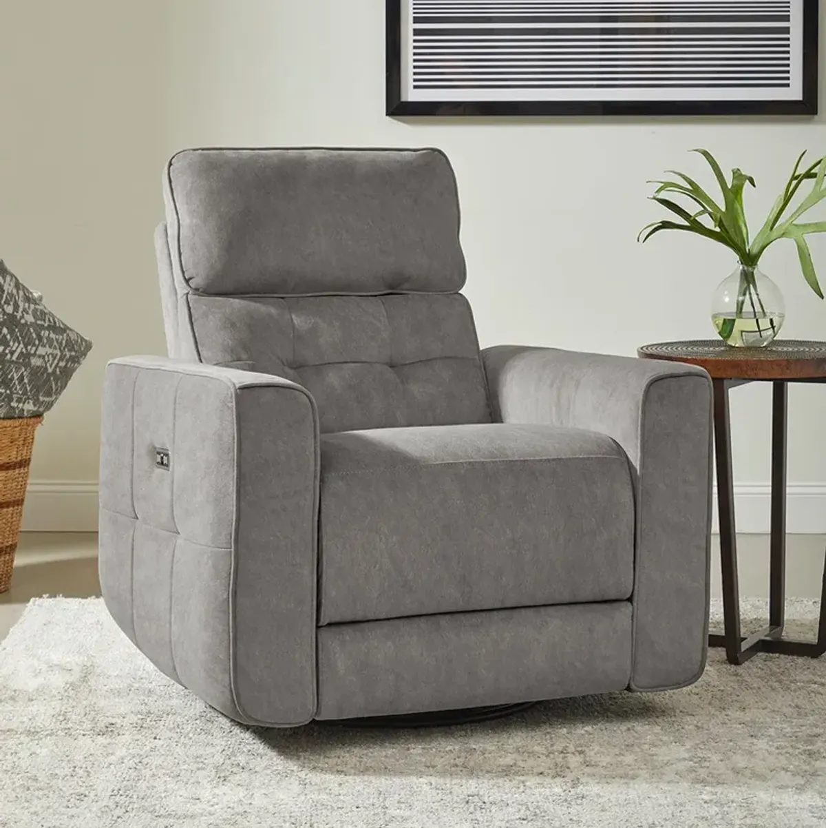 Rue Power Swivel Recliner