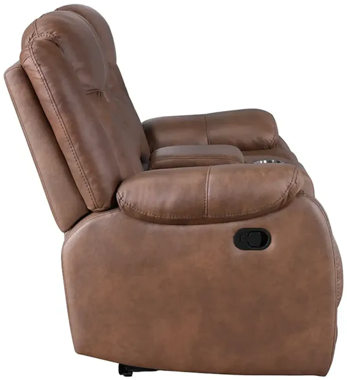 Morello Manual Reclining Loveseat with Console