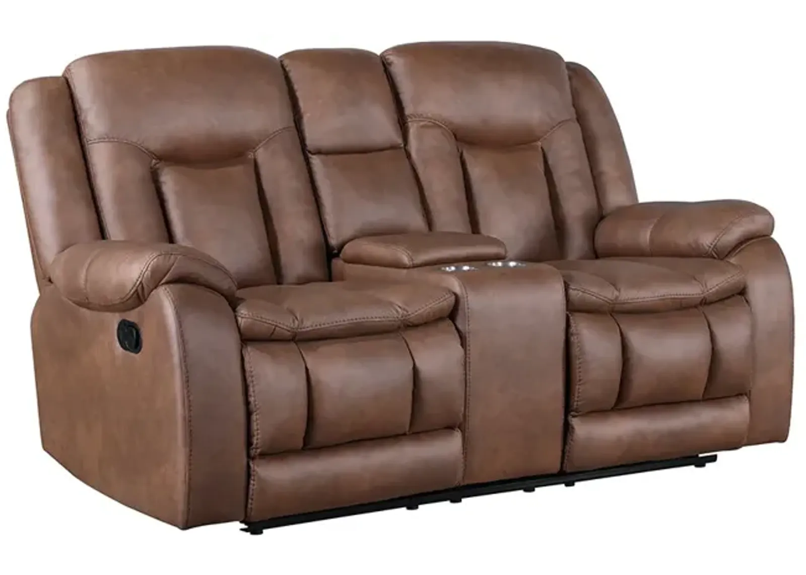 Morello Manual Reclining Loveseat with Console