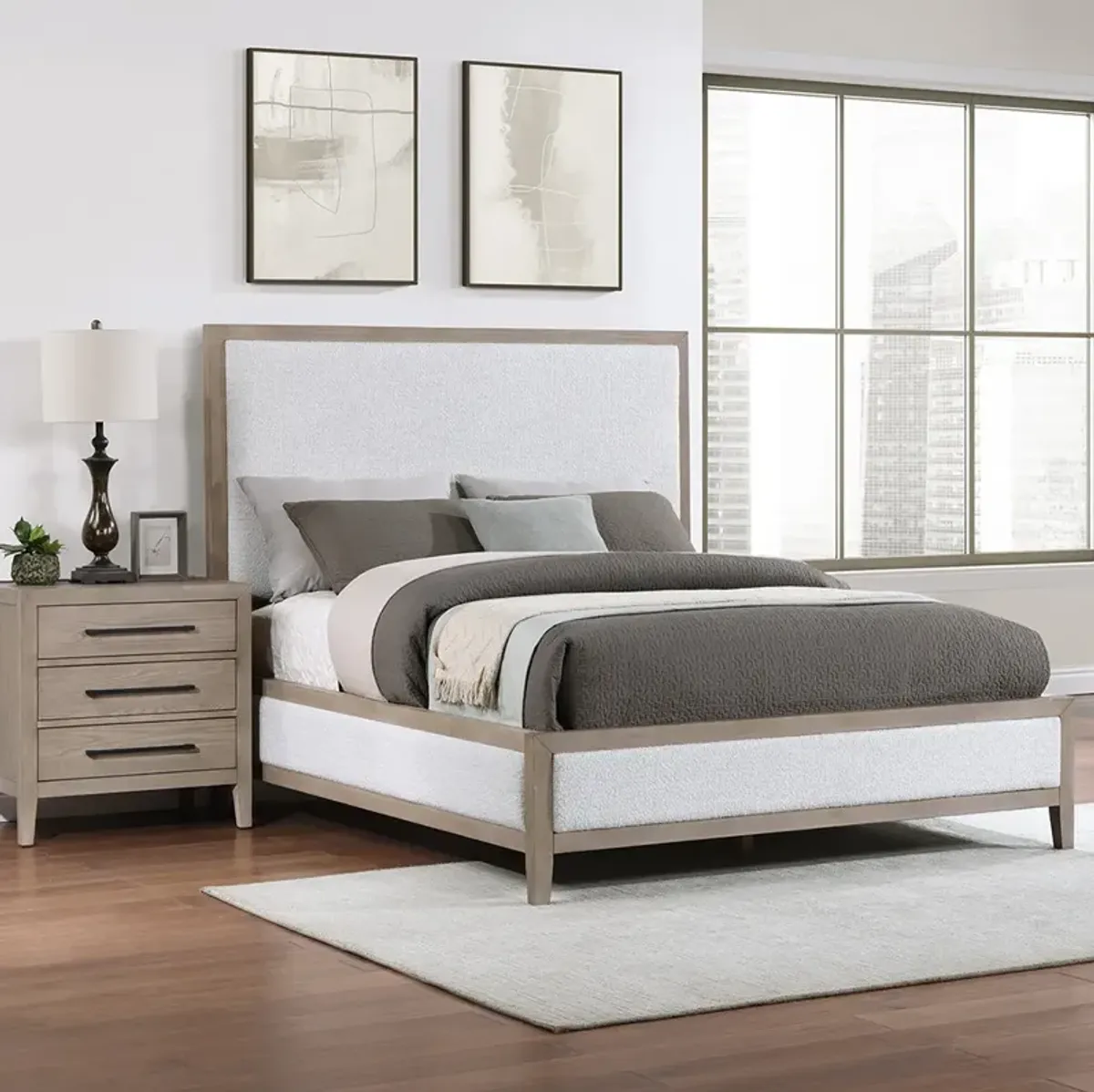 King Bella Upholstered Bed