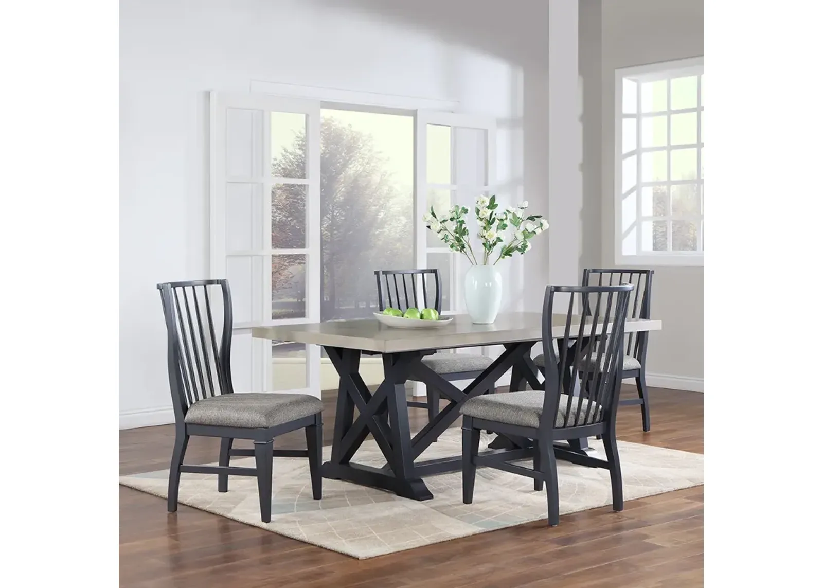 Graphite Lawton Dining Set (5pc)