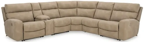 Sandra Power Reclining Sectional (6pc)