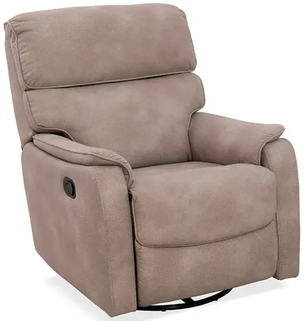 Latte Aspen Swivel Recliner