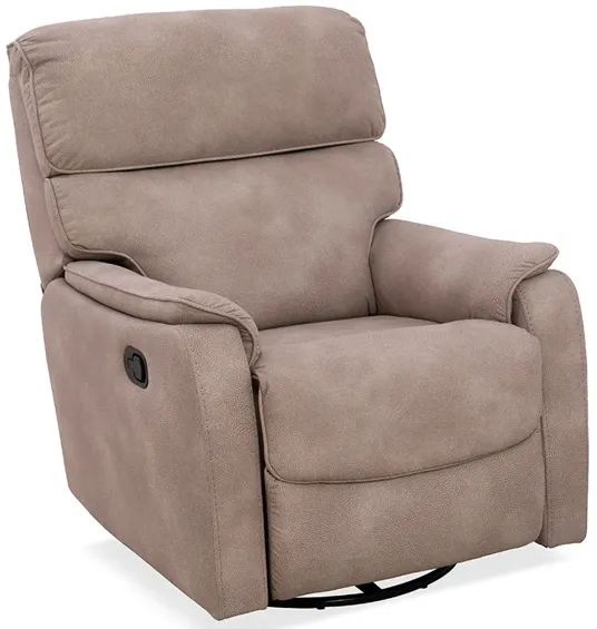 Latte Aspen Swivel Recliner