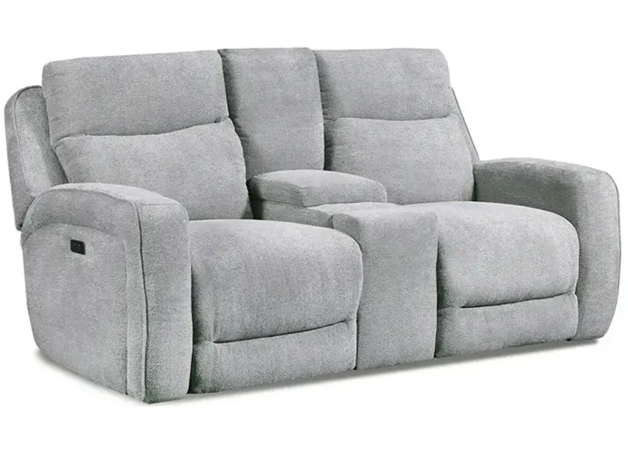 Hyde Park Power Reclining Loveseat with Console