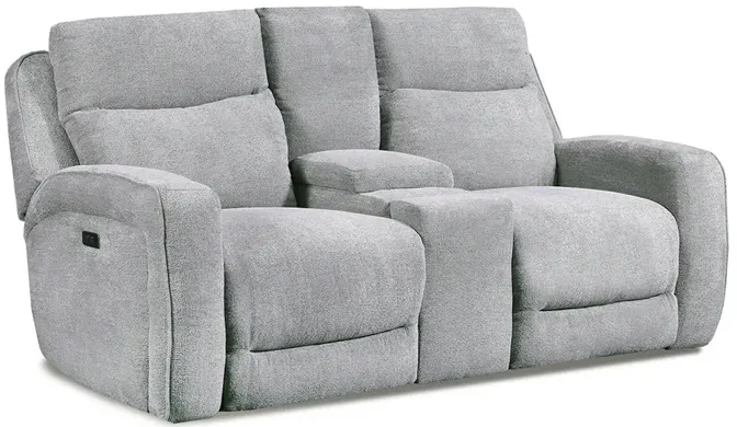 Hyde Park Power Reclining Loveseat with Console