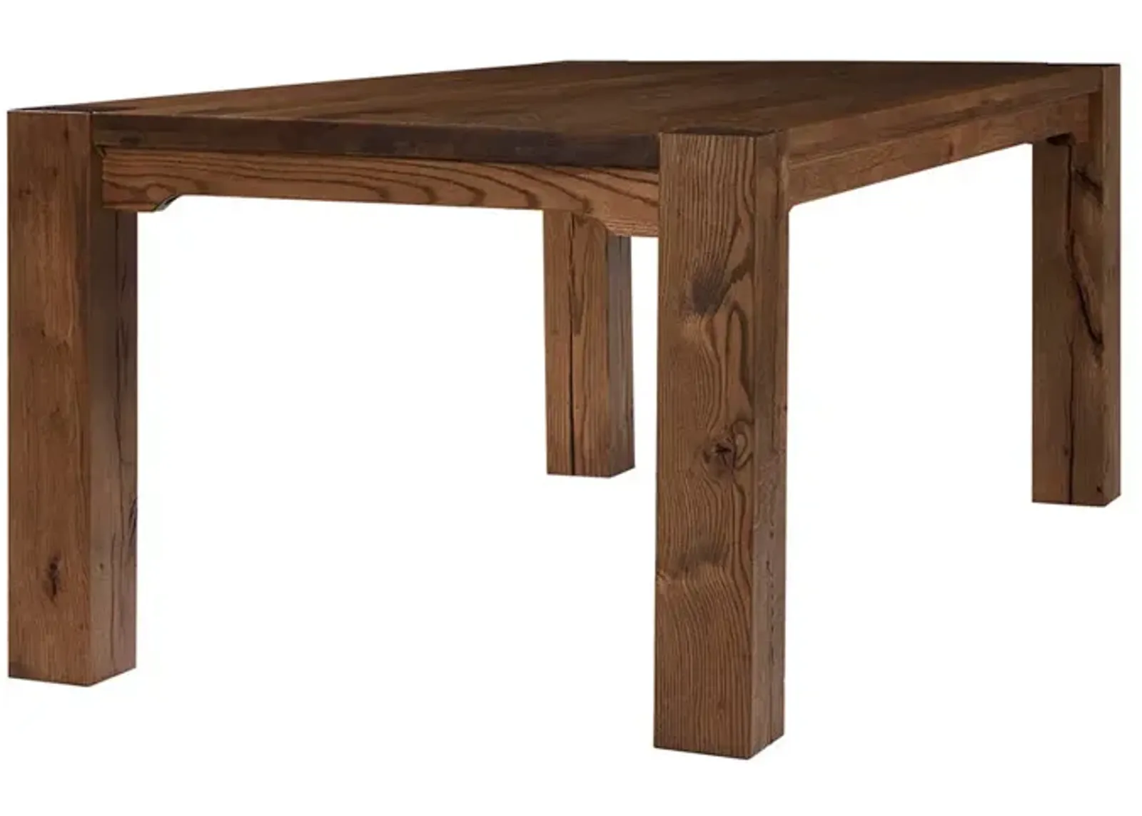 Natural Oak Dovetail Dining Table - 100 Inch