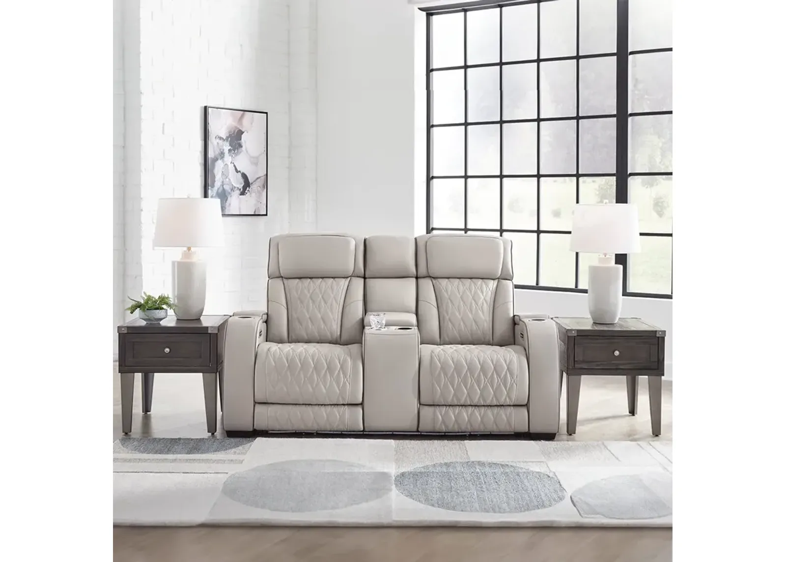 Boyington Power Reclining Loveseat with Console