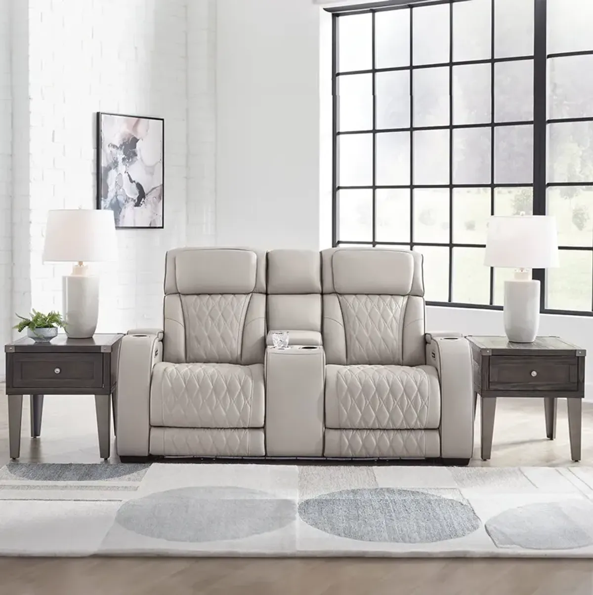 Boyington Power Reclining Loveseat with Console