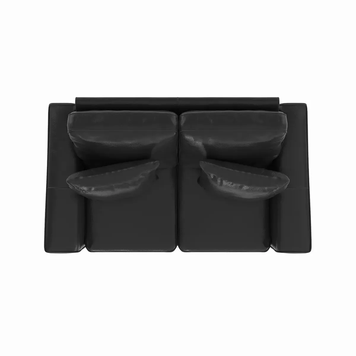 Black Chicago Loveseat