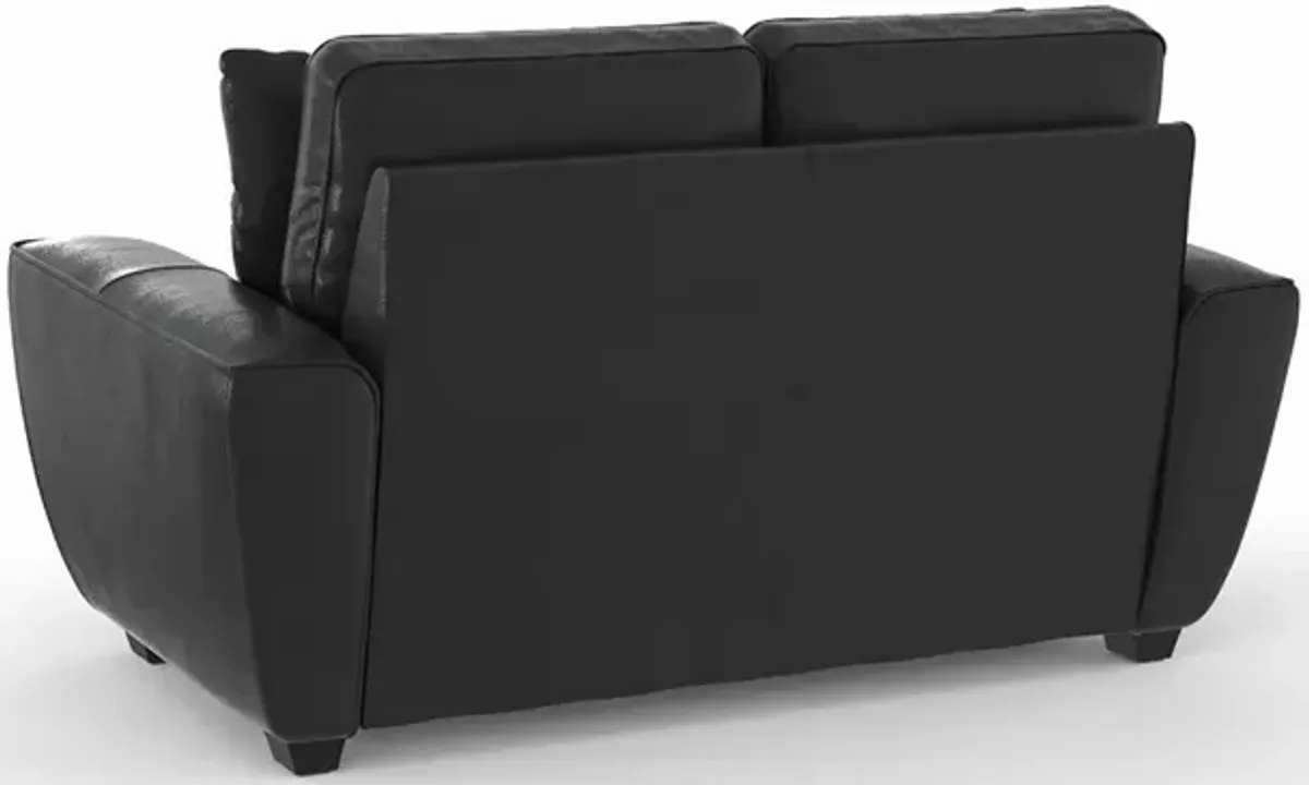 Black Chicago Loveseat