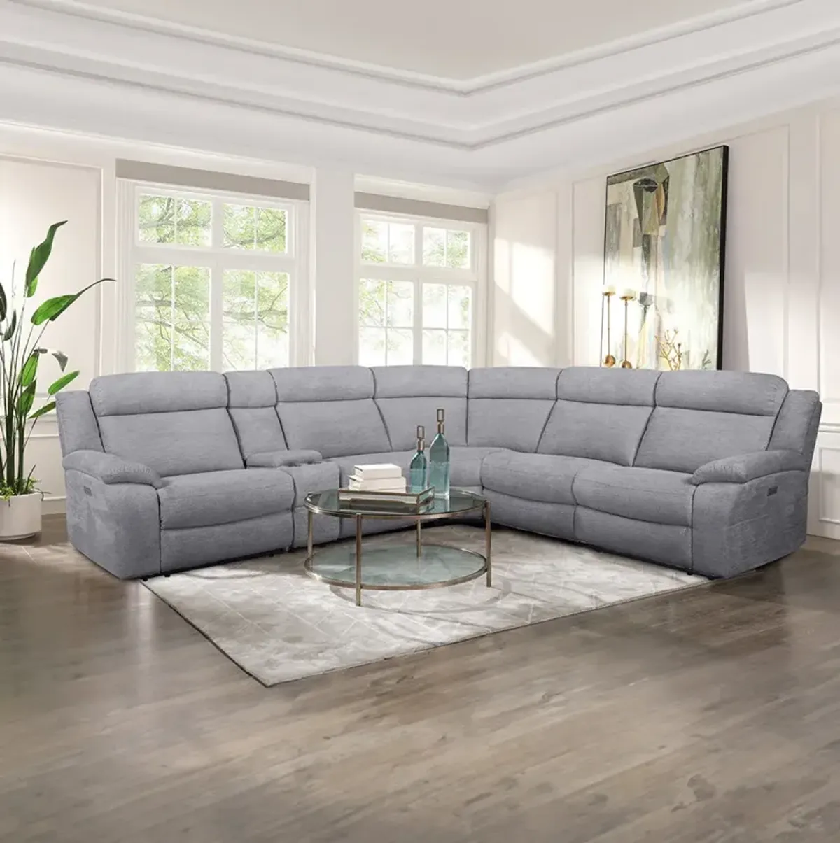 Lucie Power Reclining Sectional