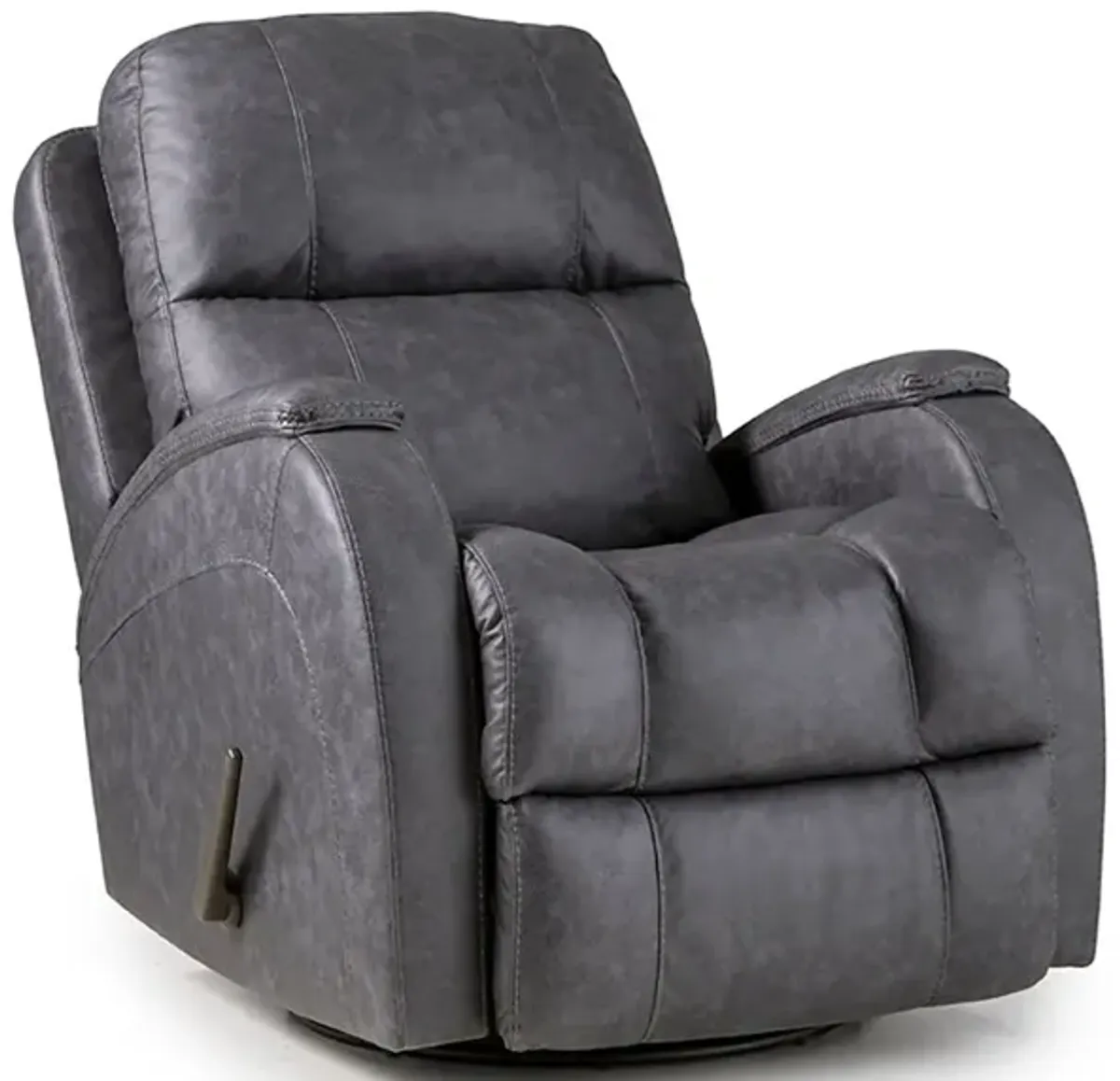 Graphite Zena Swivel Glider Recliner