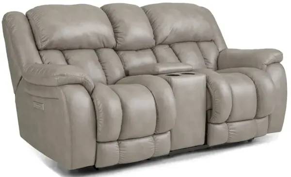 Smoke Drifter Zero Gravity Reclining Loveseat with Console