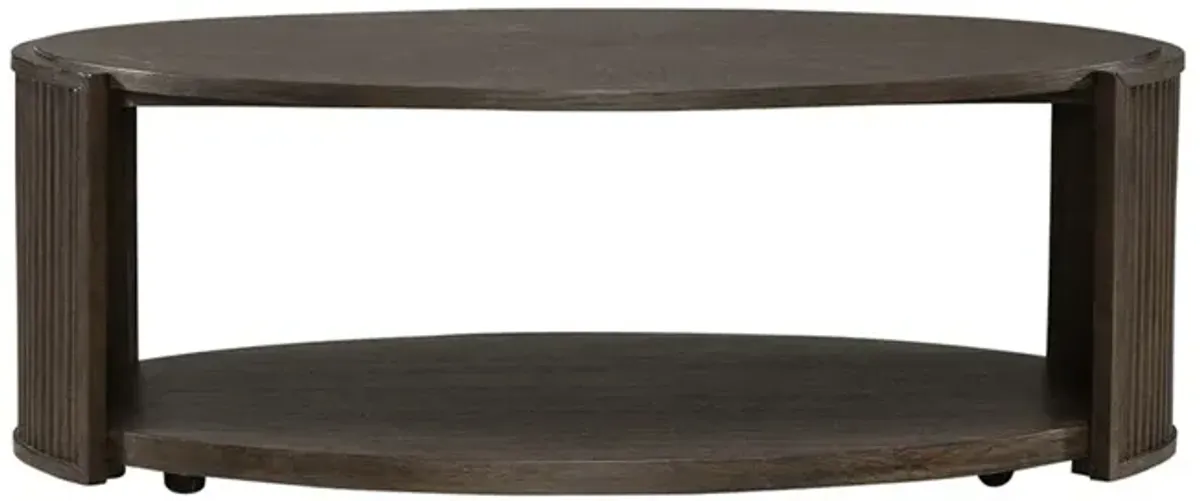 City View Oval Cocktail Table