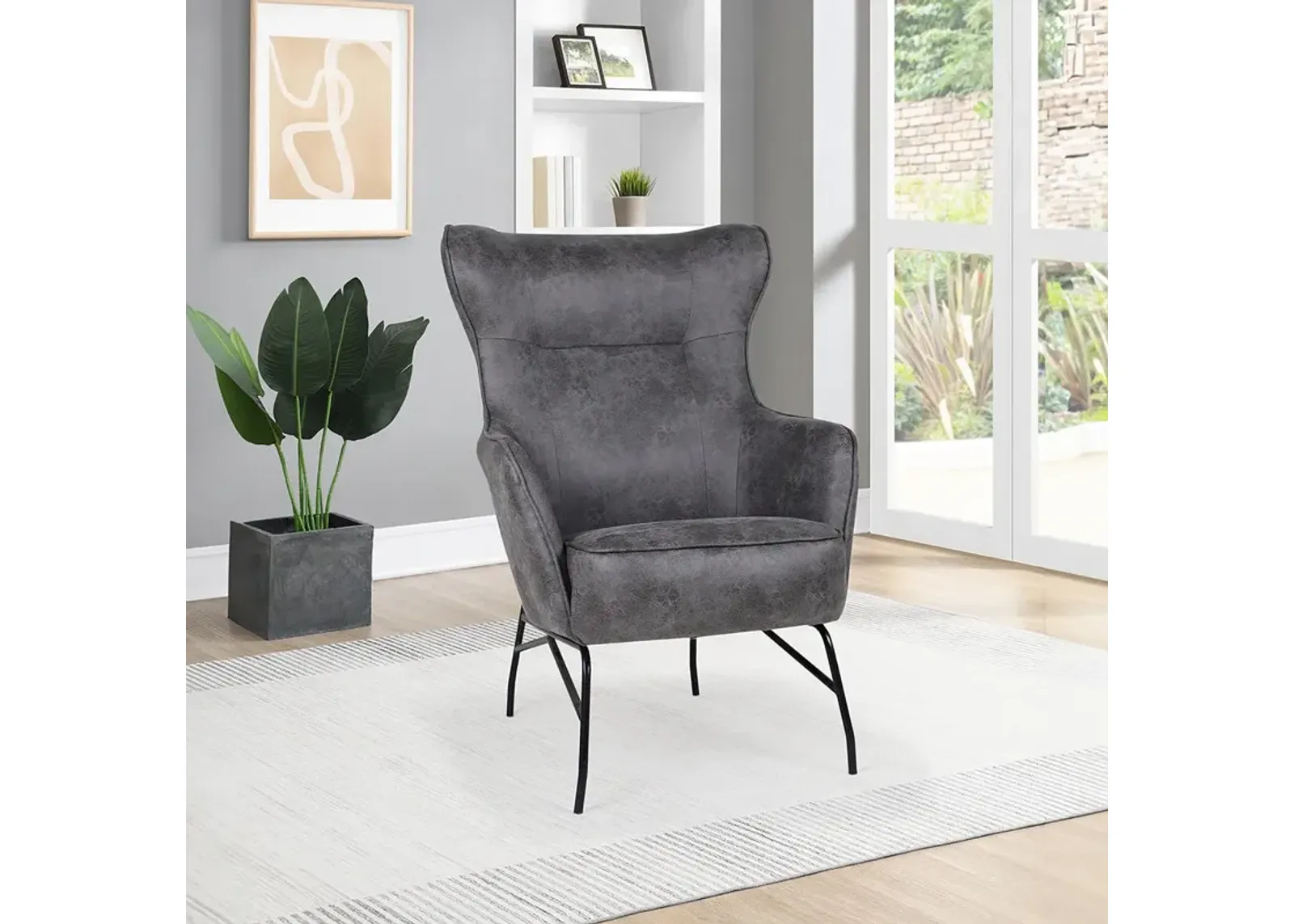 Grey Tulsa Accent Chair