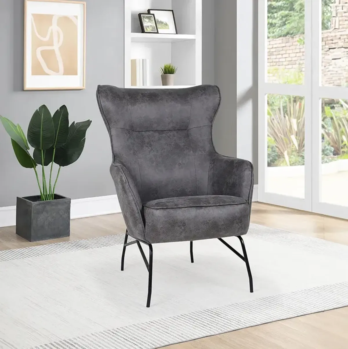 Grey Tulsa Accent Chair