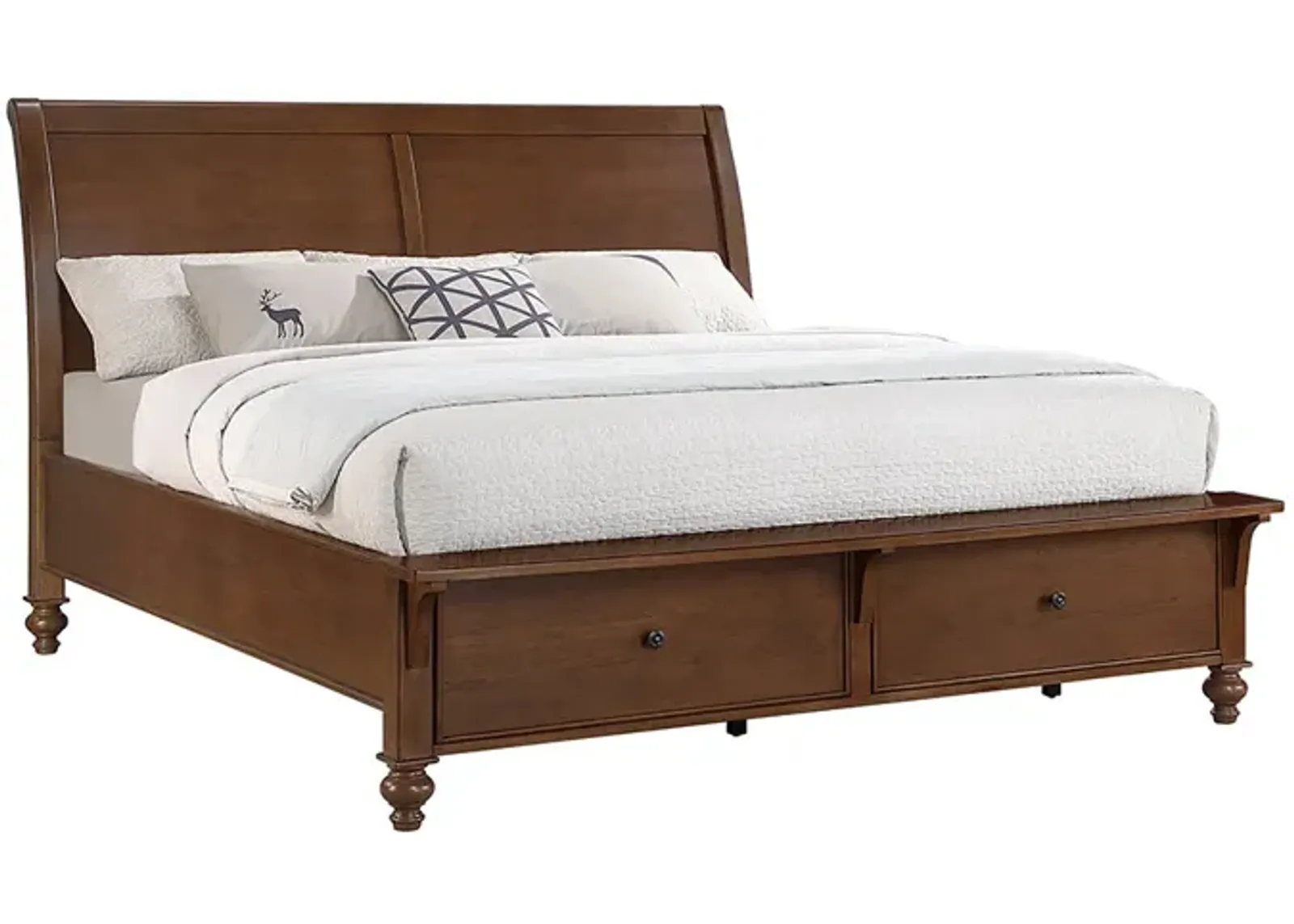 Queen / Storage Footboard Miranda Bed