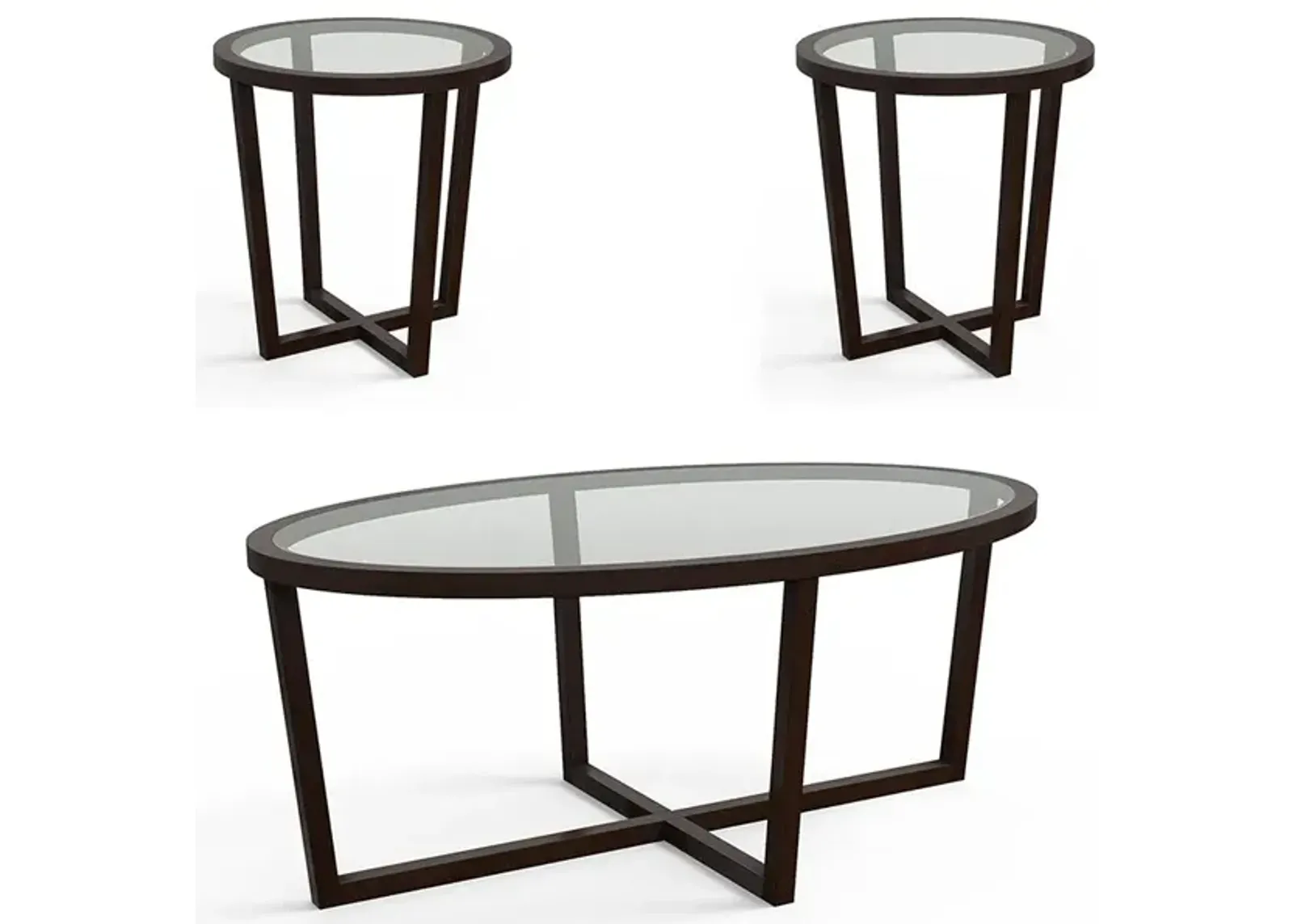 Bowen Table Trio - Brown