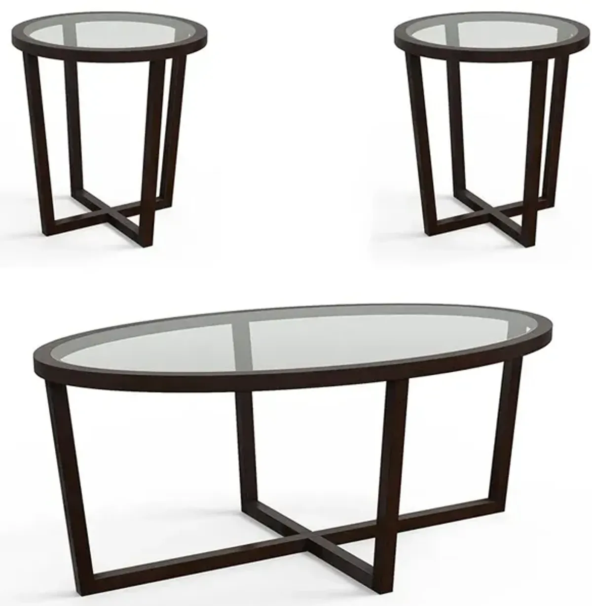 Bowen Table Trio - Brown