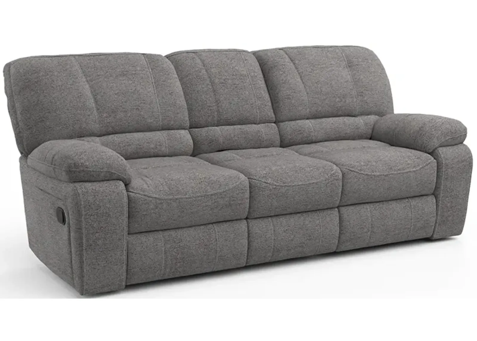 Charcoal Kayce Manual Reclining Sofa