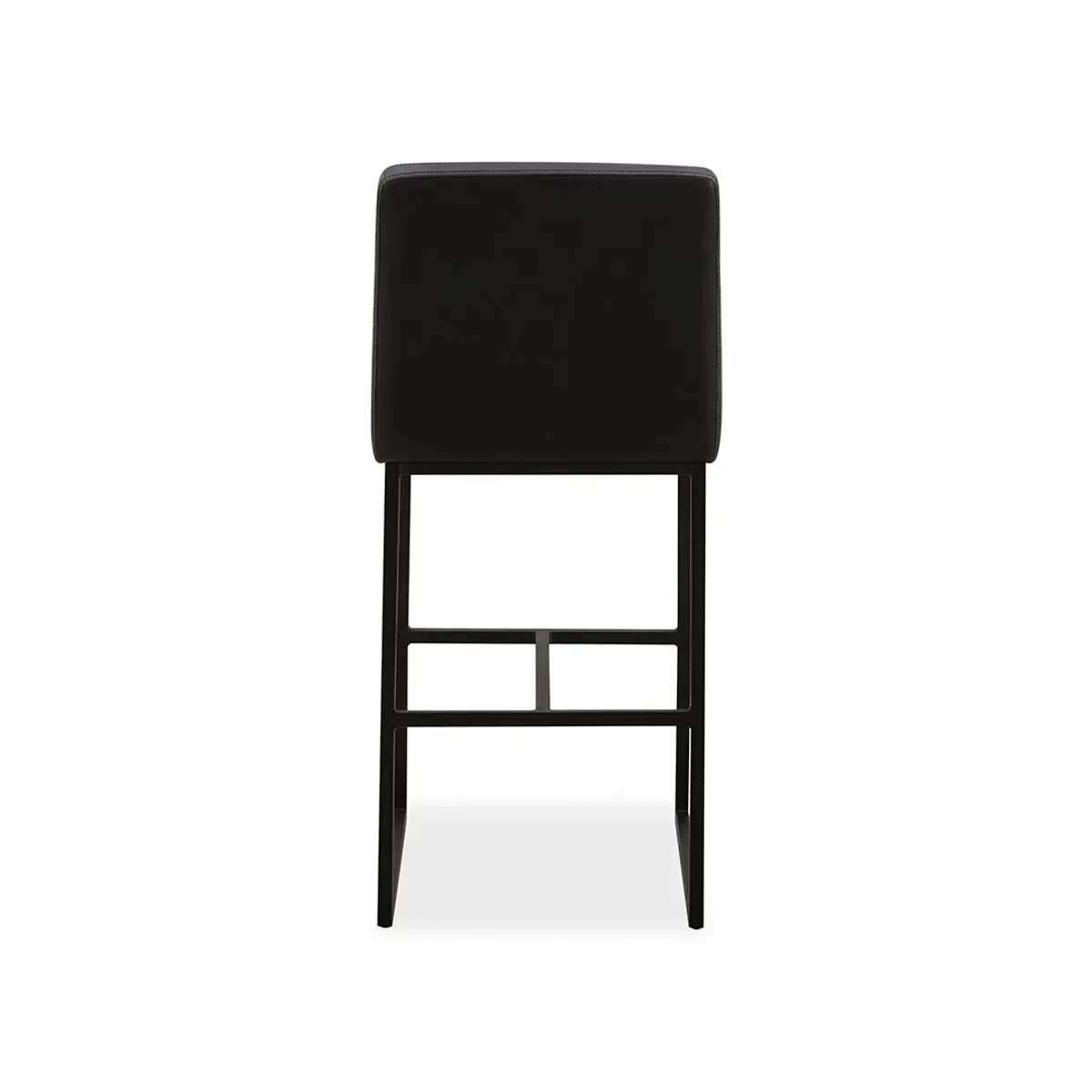 Counter Height Wax Black Stool