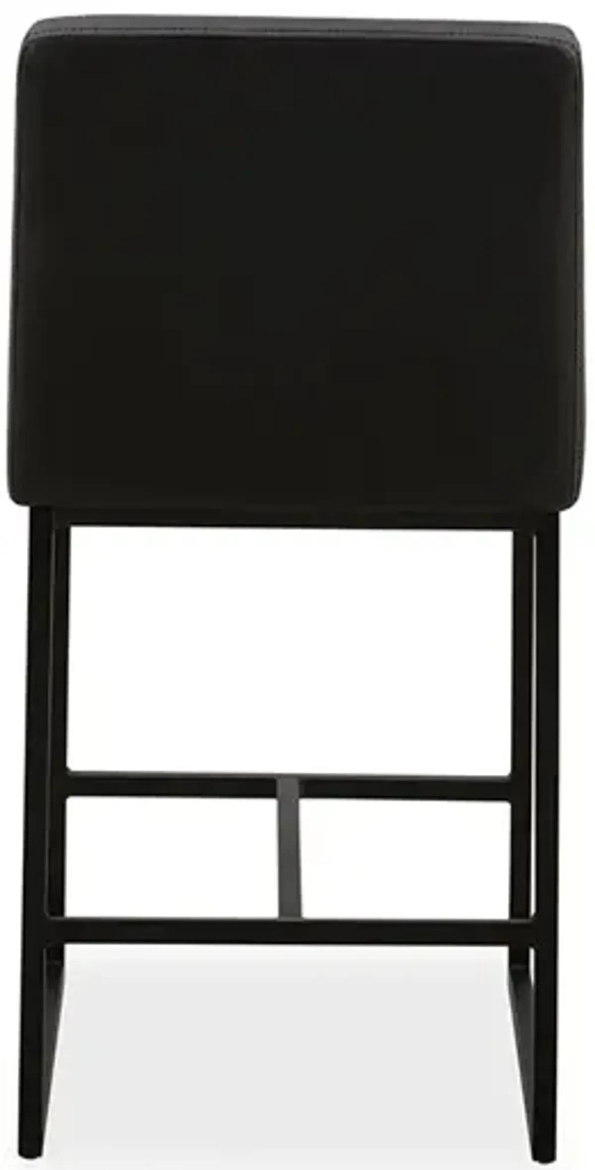 Counter Height Wax Black Stool