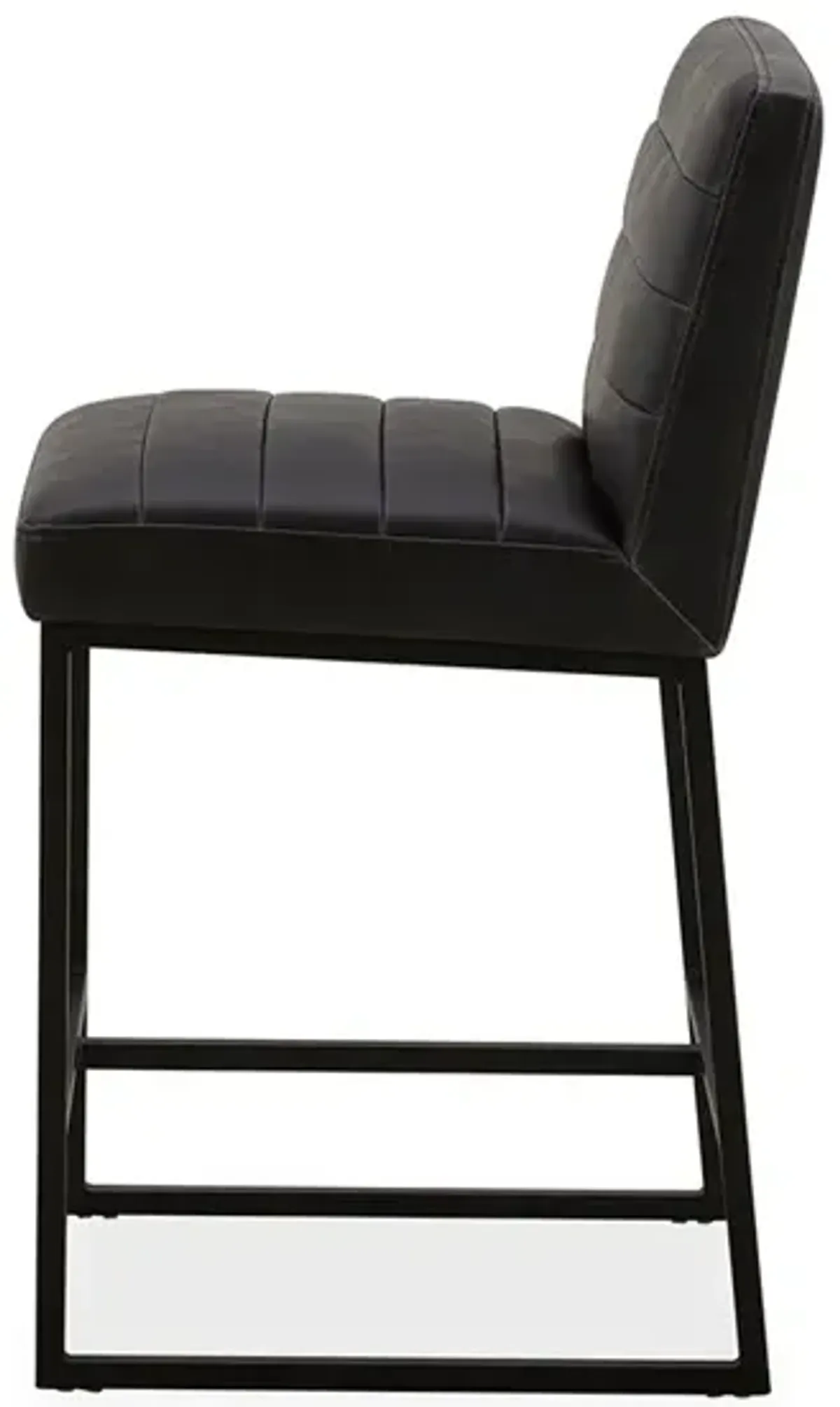 Bar Height Wax Black Stool