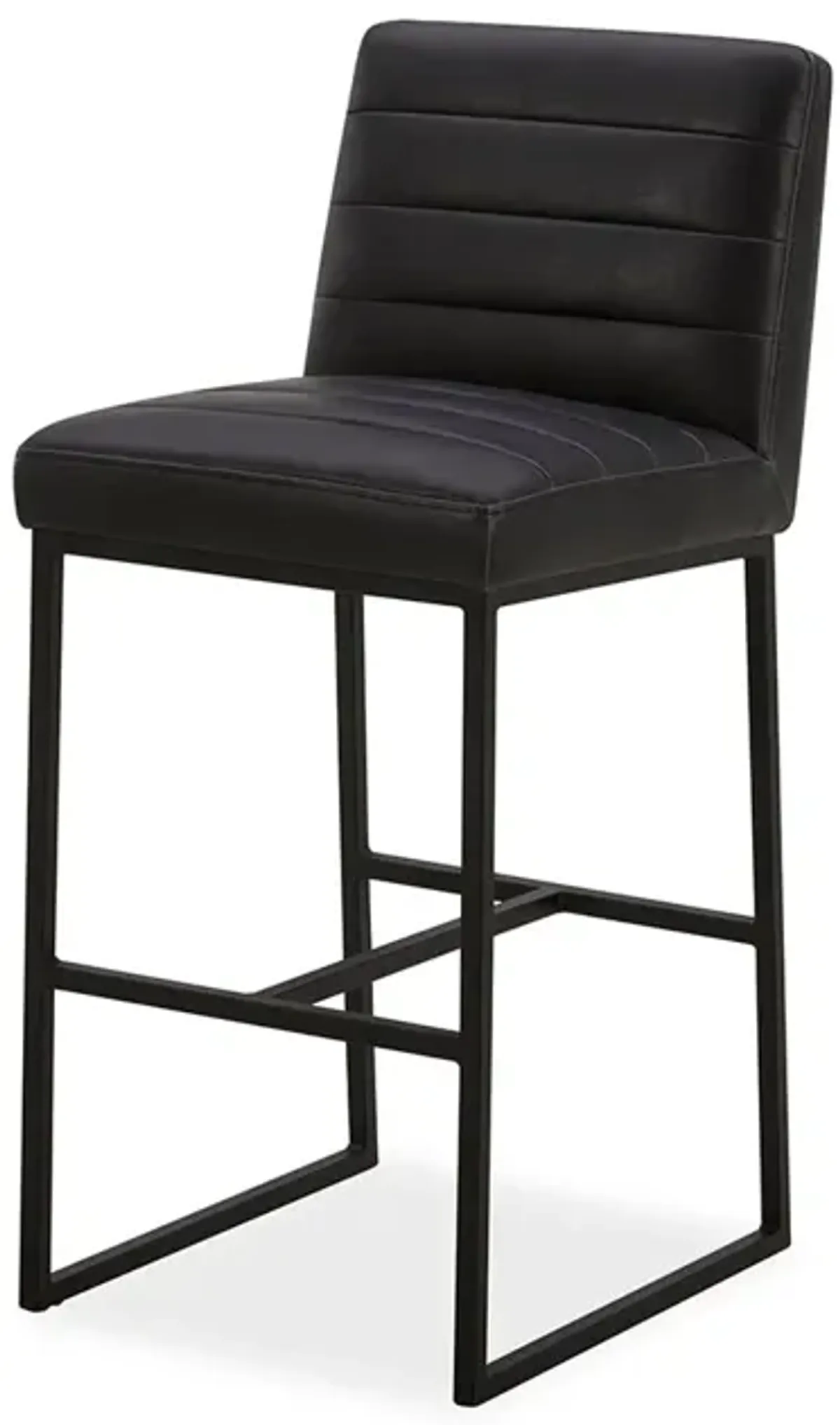 Bar Height Wax Black Stool