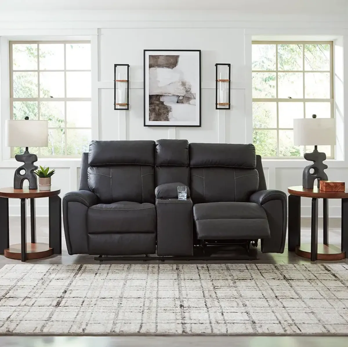 Montacute Reclining Loveseat with Console