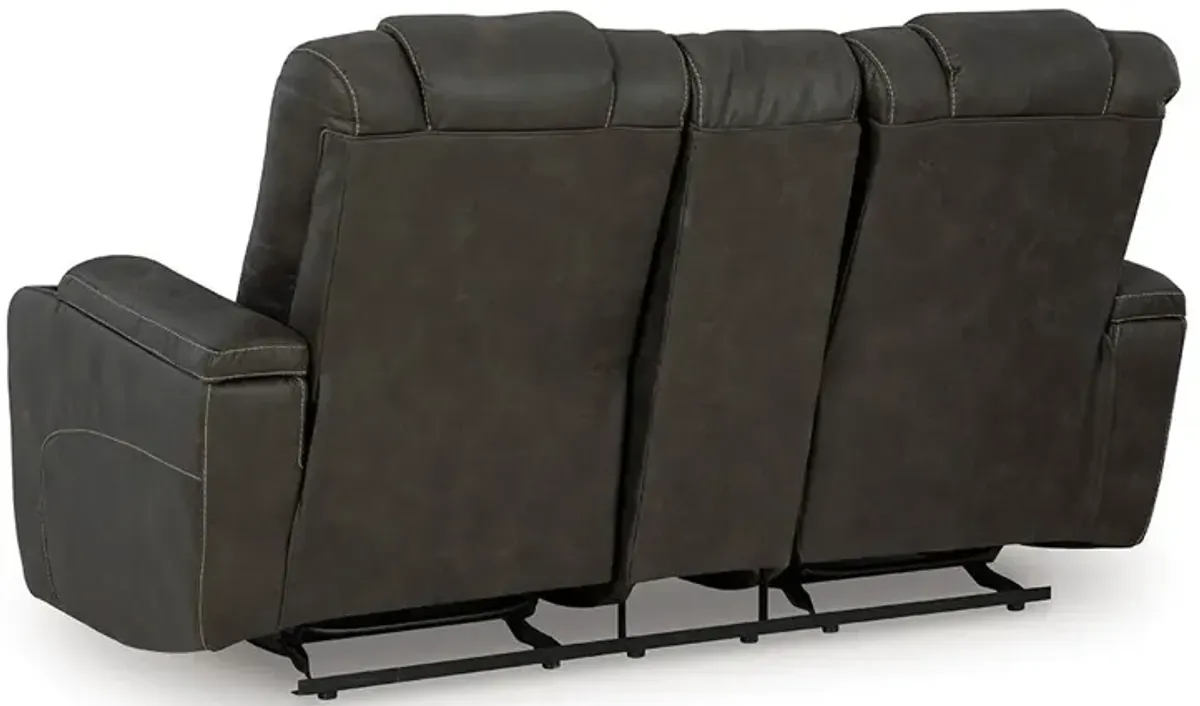 Batavia Pier Reclining Loveseat with Console