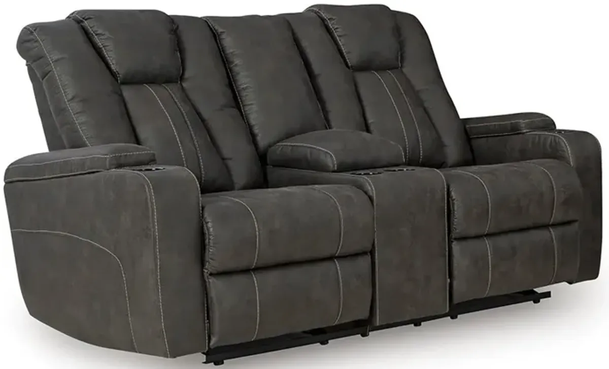 Batavia Pier Reclining Loveseat with Console