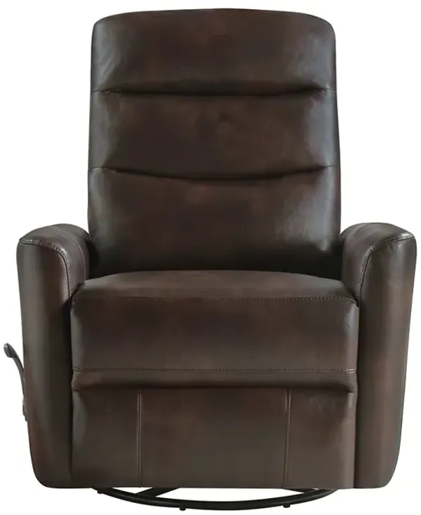 Brown Takami Swivel Recliner