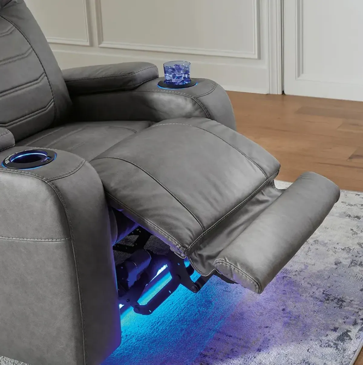 Slate Schooner Rocks Power Recliner