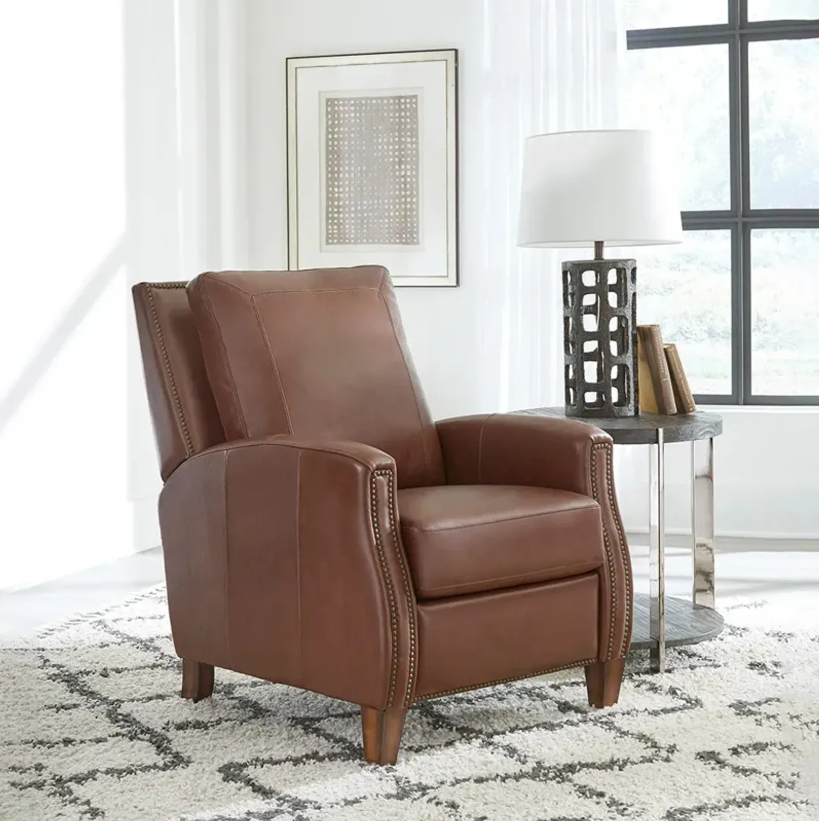 Brown Robert Pushback Recliner