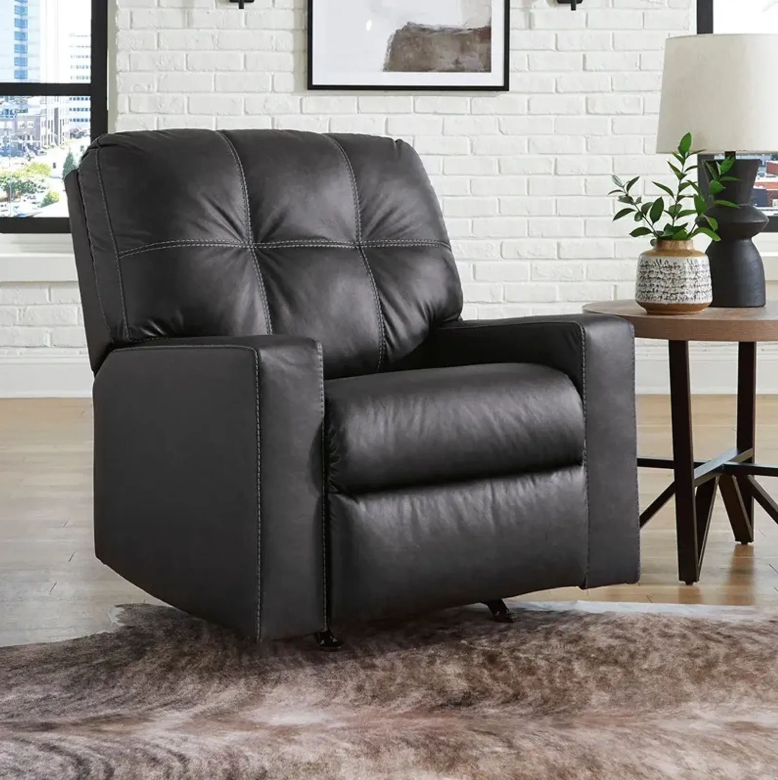 Carbon Barlin Mills Rocker Recliner