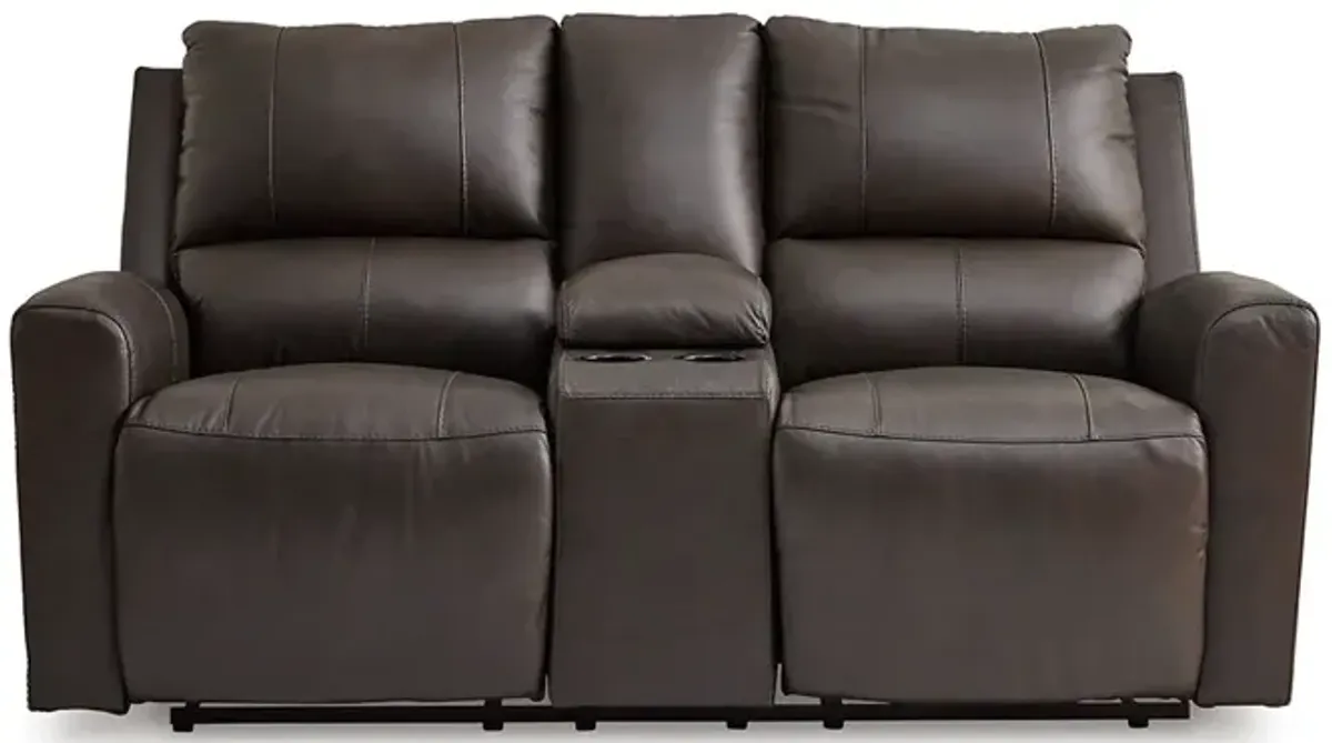 Boxmere Power Reclining Loveseat w Console