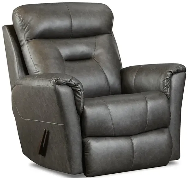 Gray Flicker Rocker Recliner