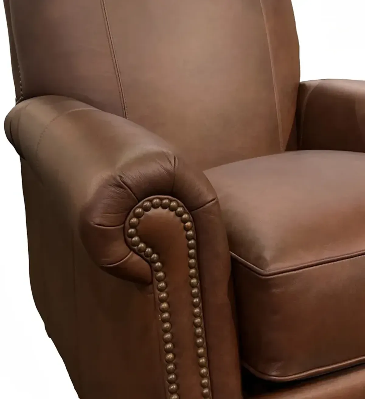 Judy Leather Press Back Recliner