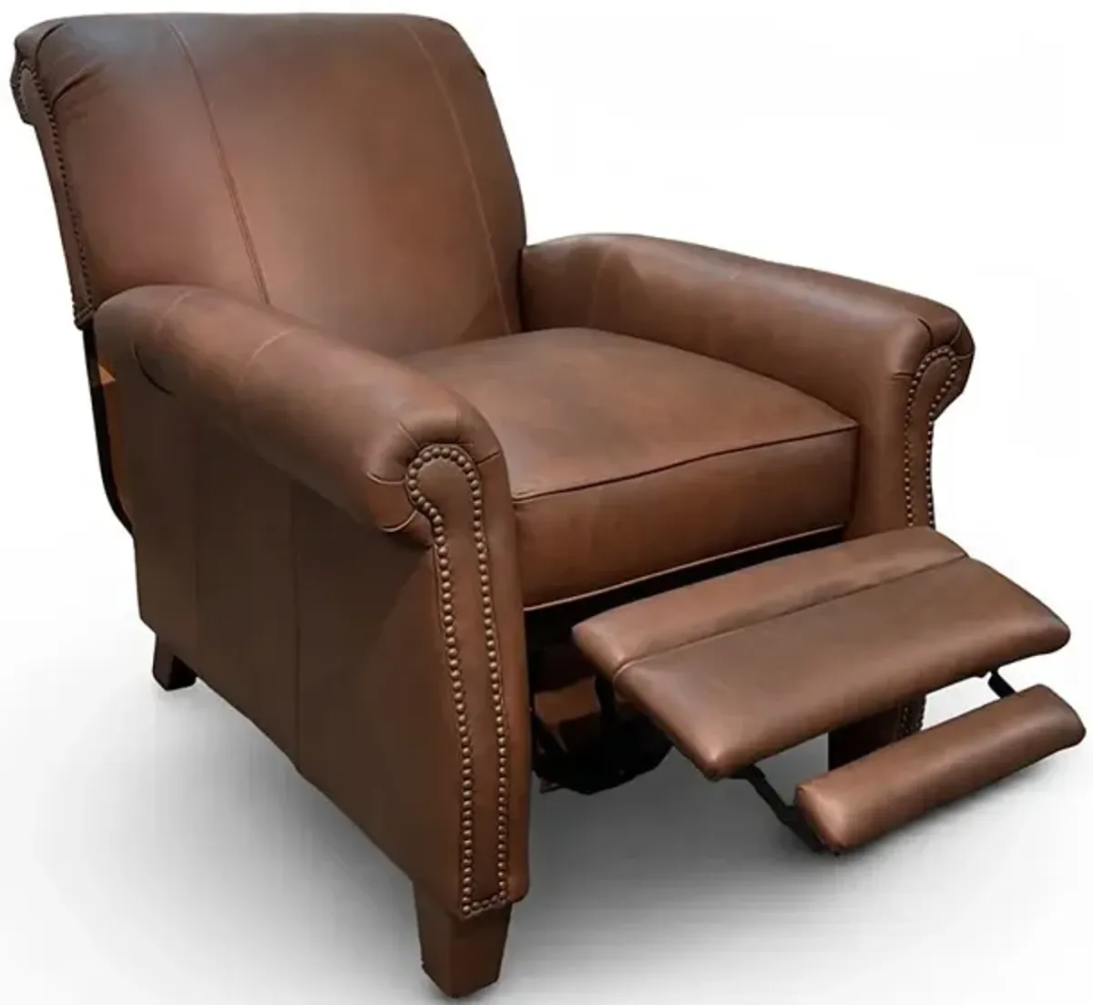 Judy Leather Press Back Recliner