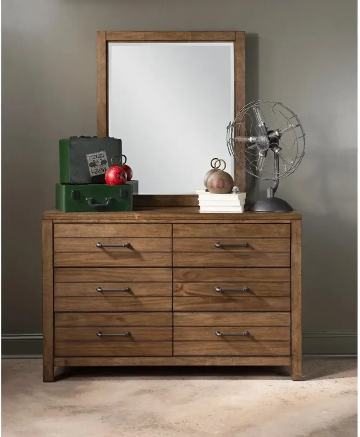 Summer Camp Dresser with Mirror