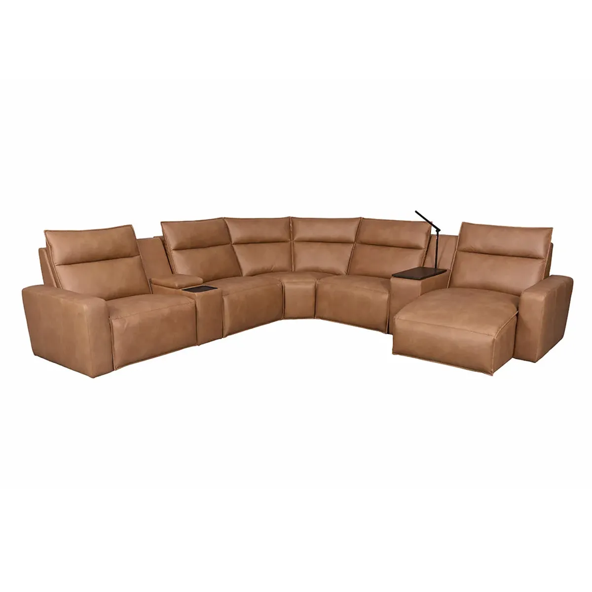 Sectional with Left Chaise Tahoe Power Reclining Sectional with Chaise - Brown