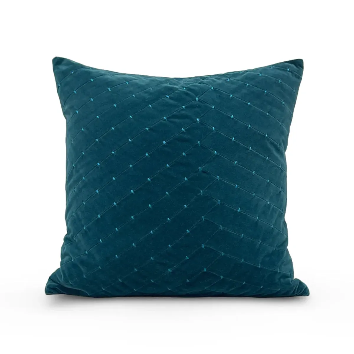 Teal Aviana Velvet Pillow