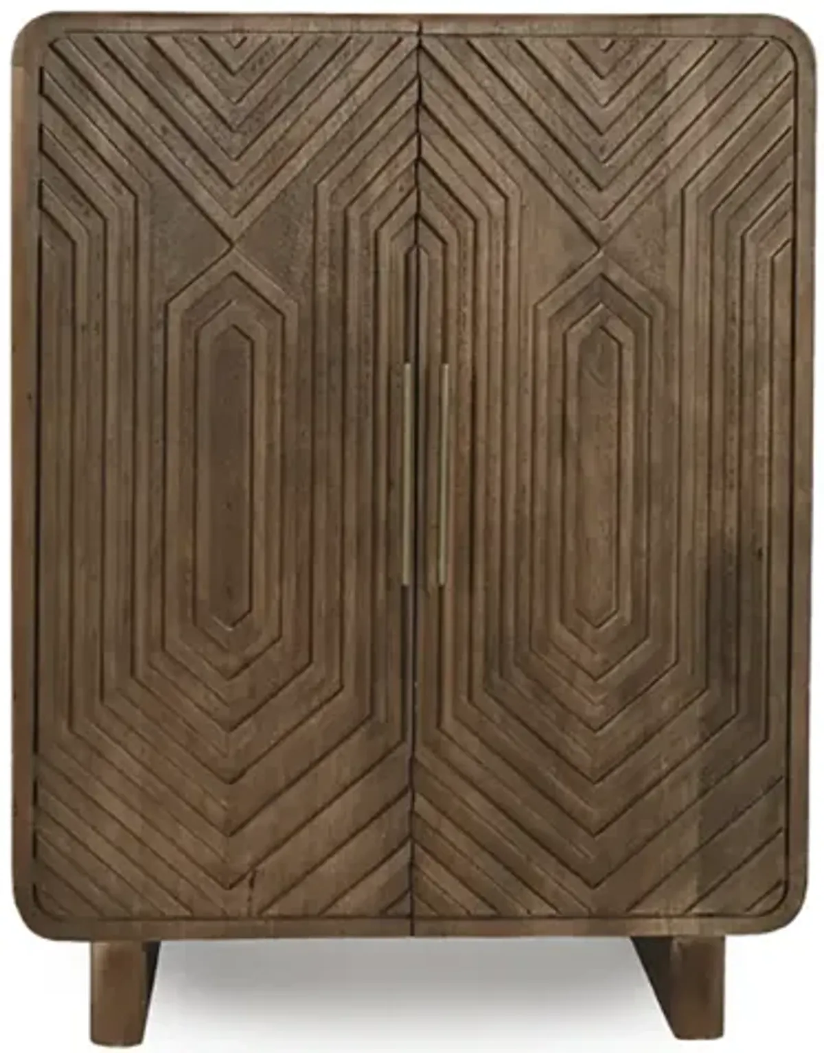 Holmes Mango Wood Artisan Bar Cabinet