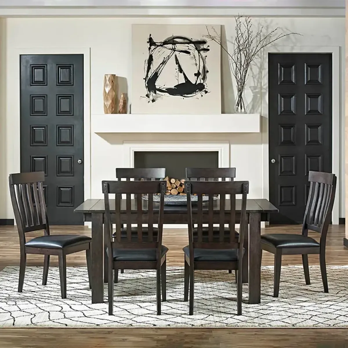 Counter Mariposa Dining Set (5pc) - Gray