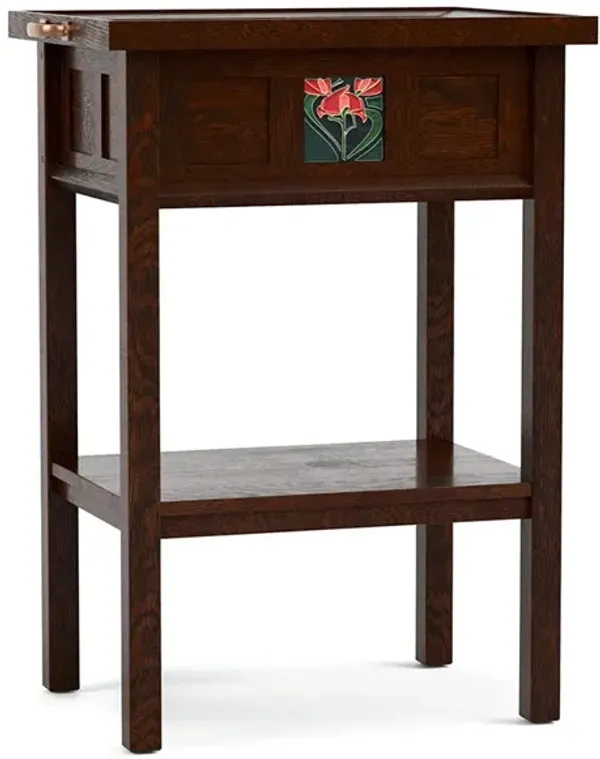 Collectors Edition - 125th Anniversary Floral Tile Tray Table