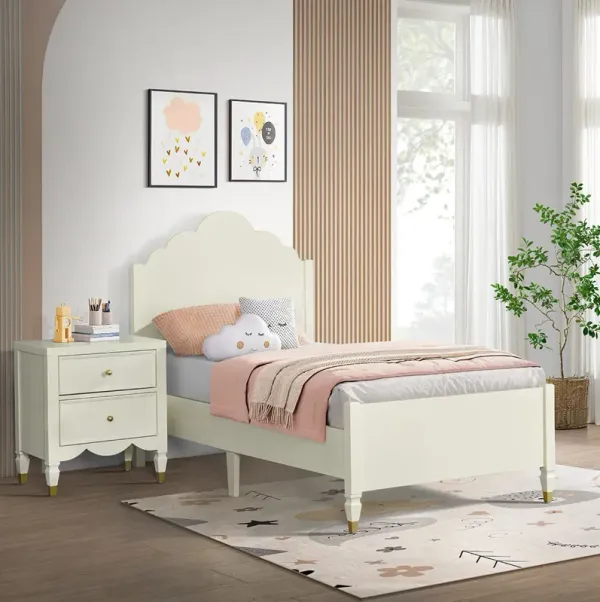 Twin Olivia Panel Bed